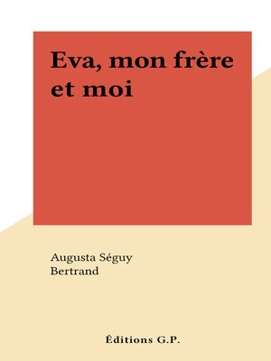 cover image of Eva, mon frère et moi